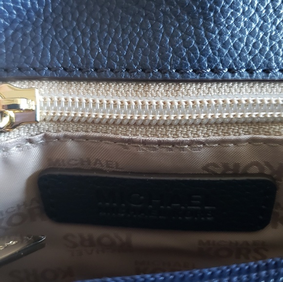 Michael Kors Karson Denim/Navy Blue Mini Satchel - Picture 7 of 7